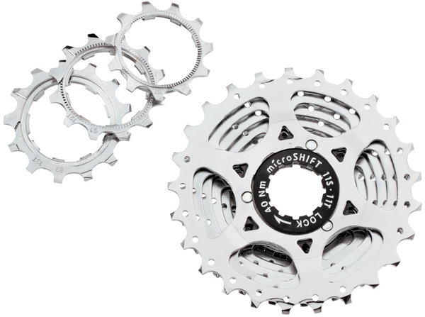 Microshift H110 11-Speed Cassette Color: Silver