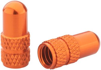 Deity Components DEITY Presta Valve Caps, Orange